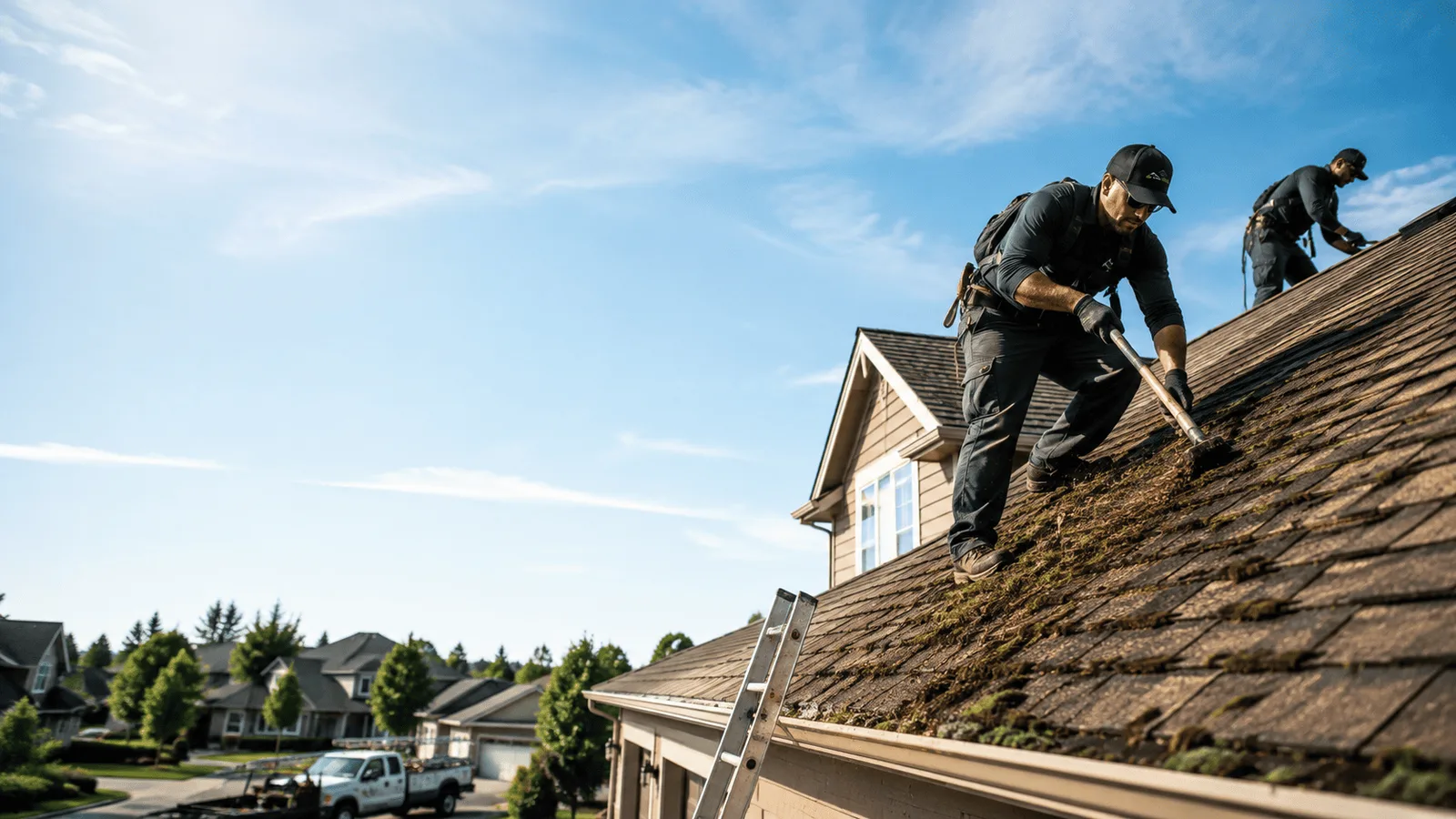 Roof Moss Removal in Martin, KY near me